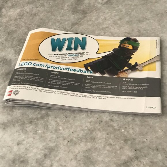 LEGO The LEGO Movie 2 70826 Rex's Rex-treme Offroader Instruction Manual Only - Picture 3 of 5